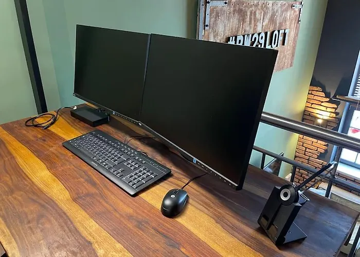 Loft Bw29 Zentrum - Freizeit & Arbeit - 5 Personen - Wifi 라이프치히